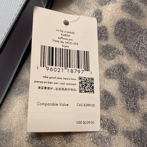 NWT Kate Spade ♠️ Brynn small flag crossbody Bag Purse - Picture 3 of 5